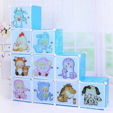 Plastic DIY Multifunctionable Cartoon Cabinets (ZH0015)